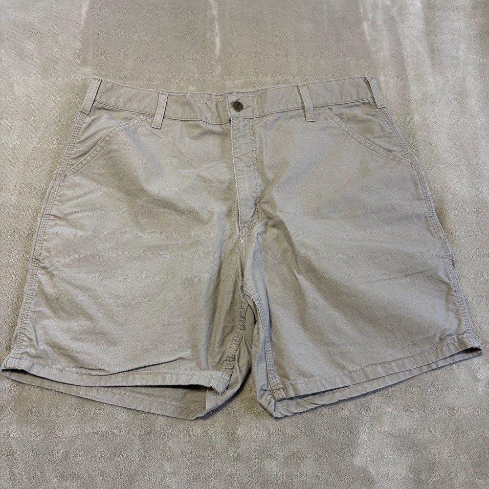 Carhartt Men's Tan Classic Flat Front‎ Shorts